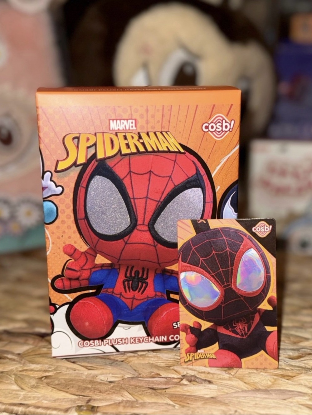 Marvel Spider-Man Cosbi Plush Keychain – Miles Morales